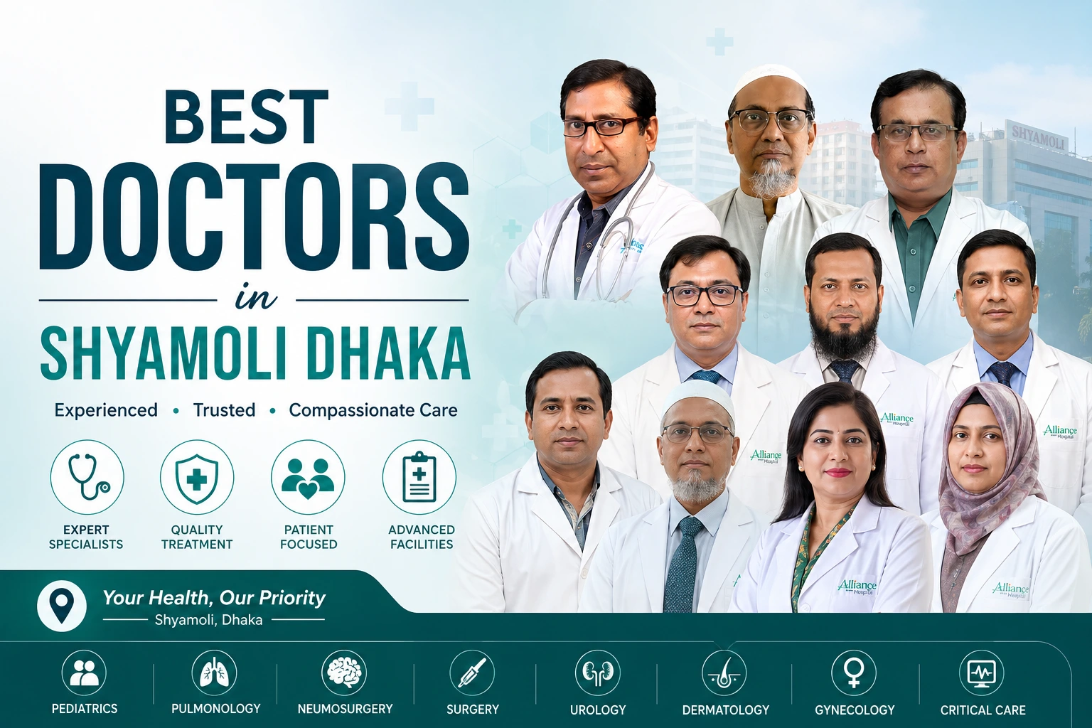 Best Doctors in Shyamoli Dhaka | Alliance Hospital