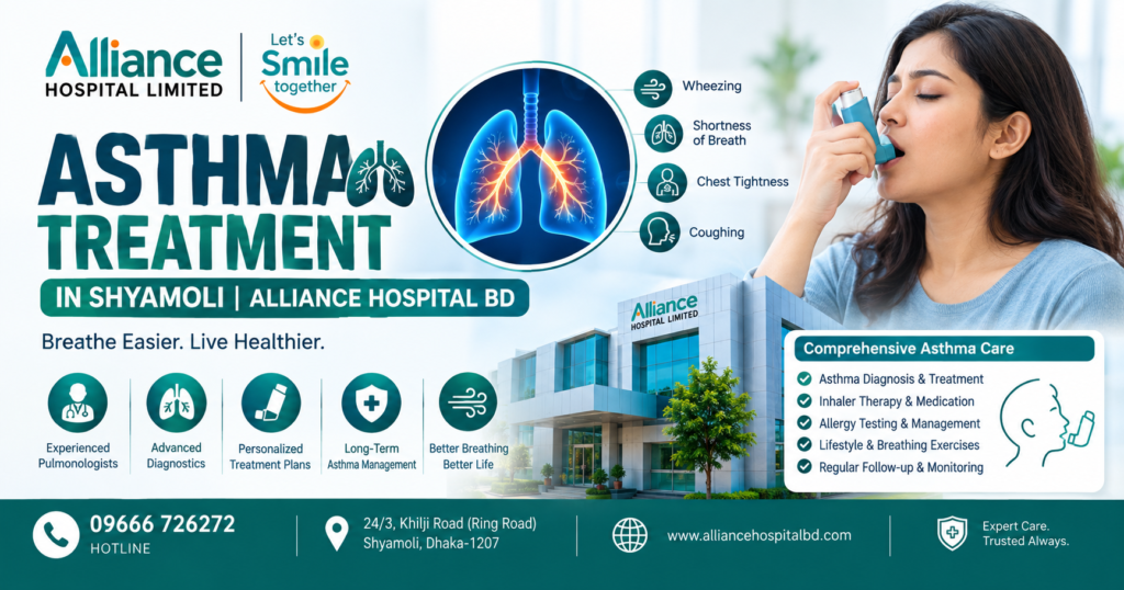 Asthma Treatment in Shyamoli | Alliance Hospital BD